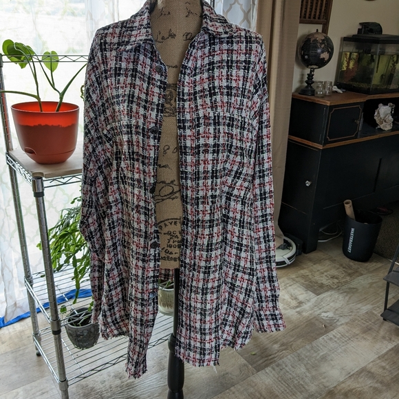 Men's Faith Connexion tweed overshirt - Picture 1 of 3